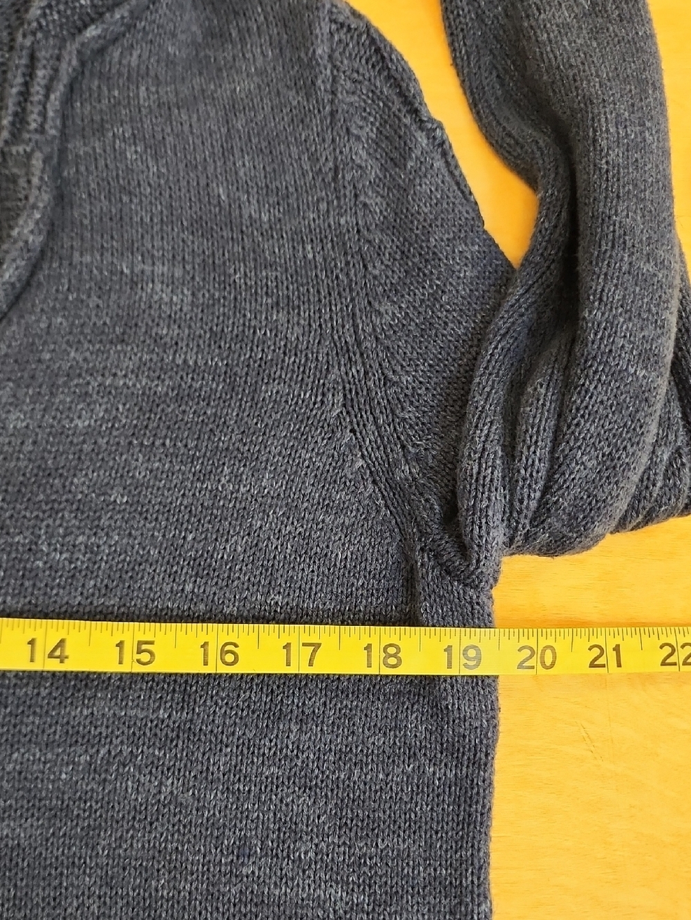 Tommy Bahama Navy Cable Knit Hooded Sweater Linen Blend Size Medium - Picture 7 of 9